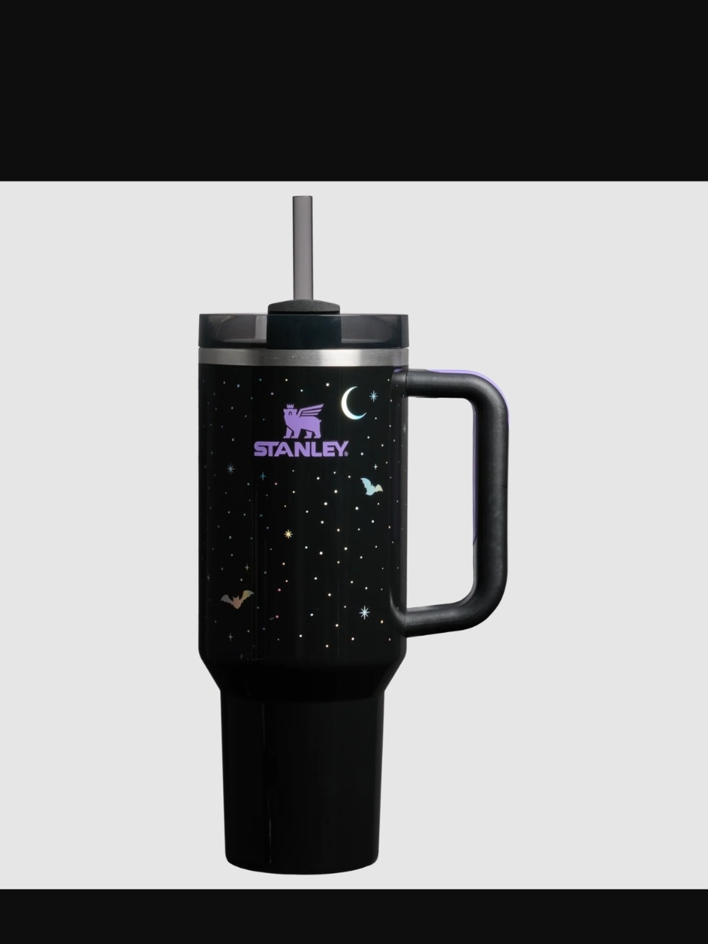 Stanley Black Night Sky Travel Tumbler with Handle 40oz